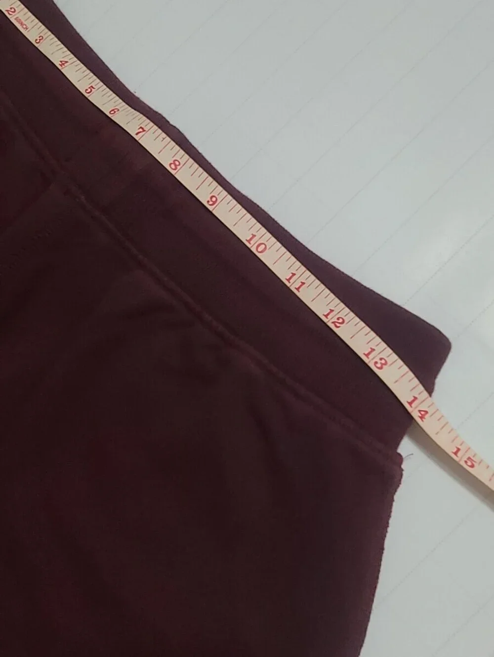 Reigning Champ Men's Burgundy Cotton Sweat Shorts Drawstring Athletic Casual